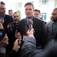 Reporters surround white supremacist Richard Spencer during the first day of the Conservative Political Action Conference at the Gaylord National Resort and Convention Center in National Harbor, Md., on Feb. 23, 2017. (Chip Somodevilla/Getty Images)